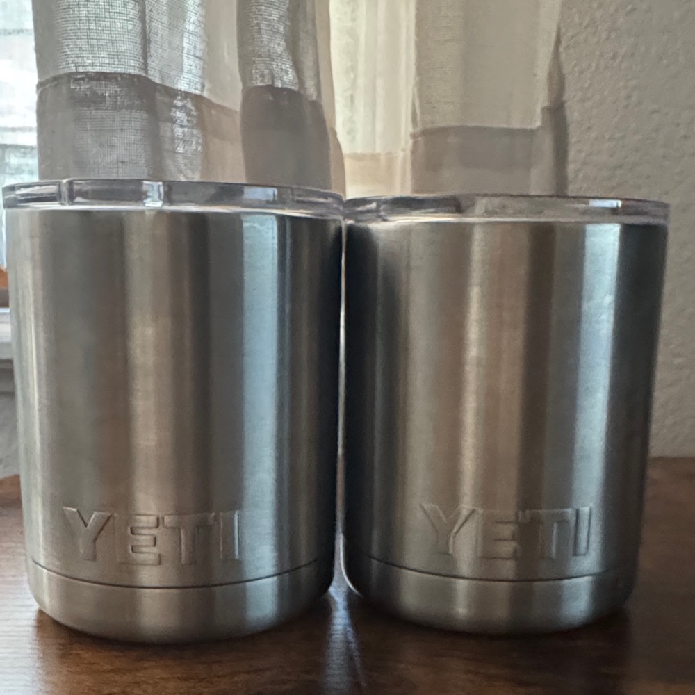 YETI Silver Stainless Steel Tumblers